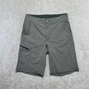 Outdoor Research Ferrosi Shorts Mens 28 Gray Nylon Stretch Hiking Gorpcore Golf